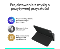 LOGITECH Flip Folio iPad Pro 11''(M4) iPad Air 11''(5. gen/M2/M3) - 1344629 - zdjęcie 14
